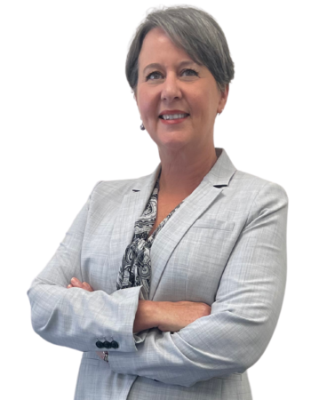 Accident Attorney Caroline Cranton in gray suit