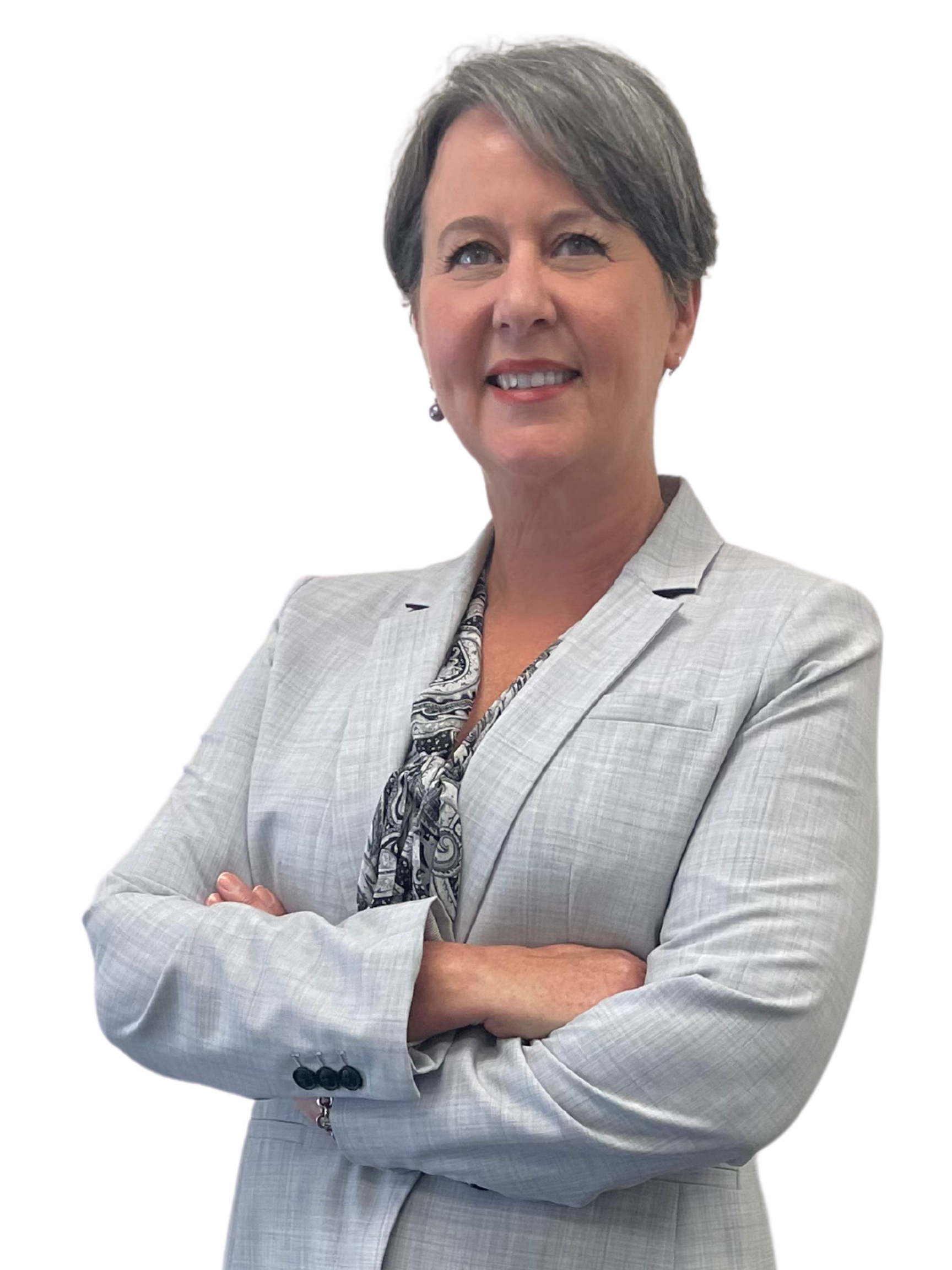 Accident Attorney Caroline Cranton in gray suit